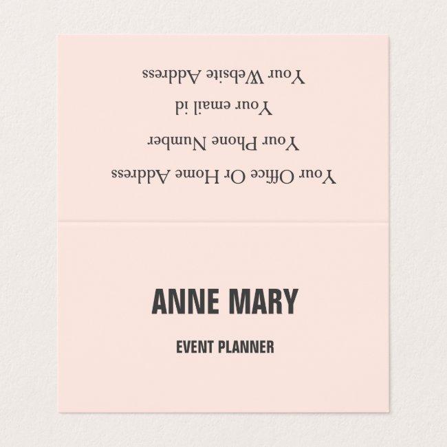 Blush Pink Grey Modern Bold Bright Classy Elegant