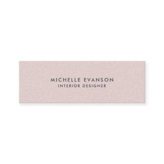 Blush Pink Linen Pretty Professional Mini