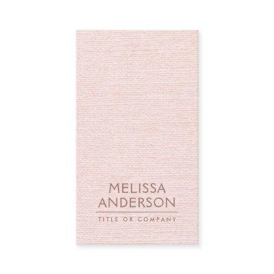 Blush pink linen vertical minimalist professional