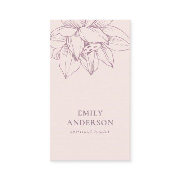 BLUSH PINK LOTUS SIMPLE REIKI SPIRITUAL HEALER