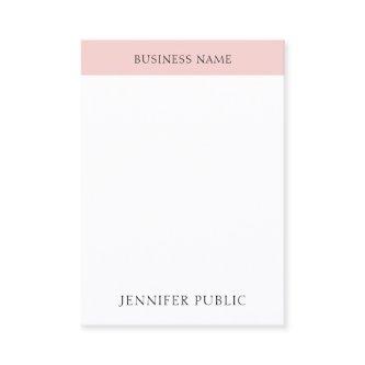 Blush Pink Simple Trendy Modern Elegant Template