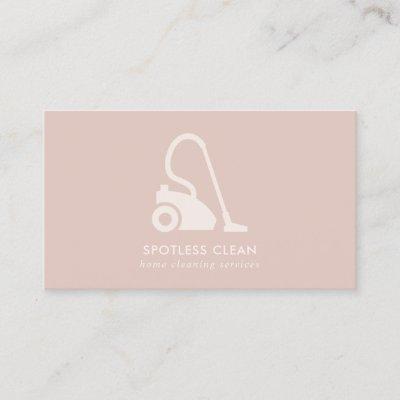 BLUSH PINK SIMPLE VACUUM CLEANER CLEANING SERVICE