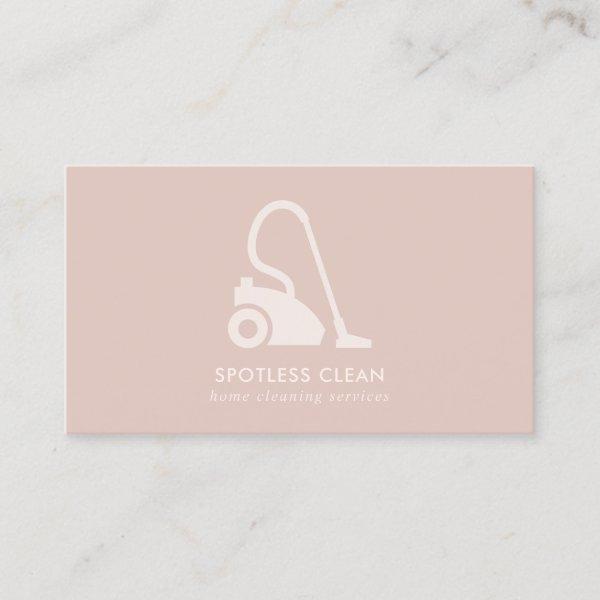 BLUSH PINK SIMPLE VACUUM CLEANER CLEANING SERVICE