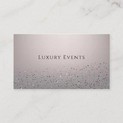 Blush Pink Sparkly Glitter Party Event Planner