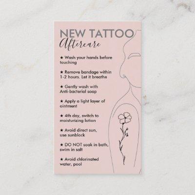 Blush Pink Take Care of New Tattoo Aftercare