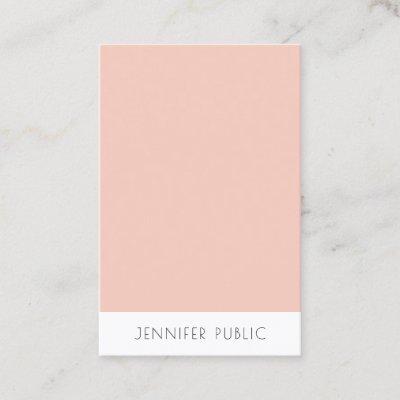 Blush Pink White Modern Elegant Simple Template