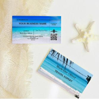 Boarding Pass Travel Agent Destination Ocean