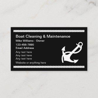 Boat Cleaning And Maintenance
