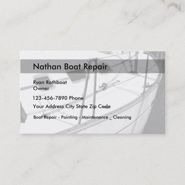 Boat Maintenance And Repair