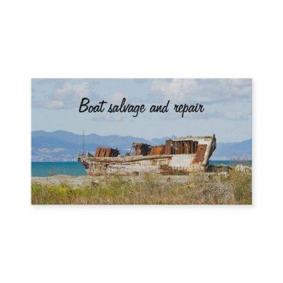 Boat salvage and repair