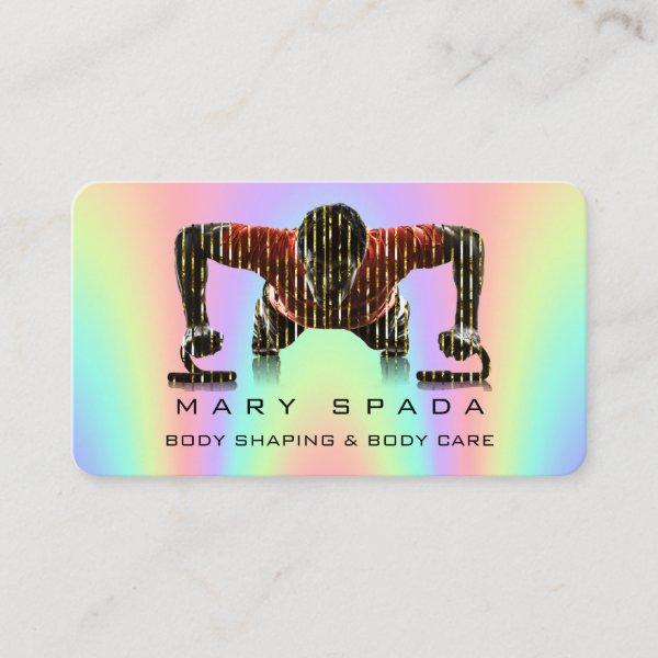 Body Building Shaping Fitness Man Holograph