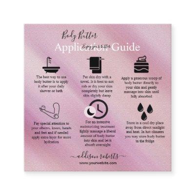 Body Butter Application Guide Modern Glam  Square