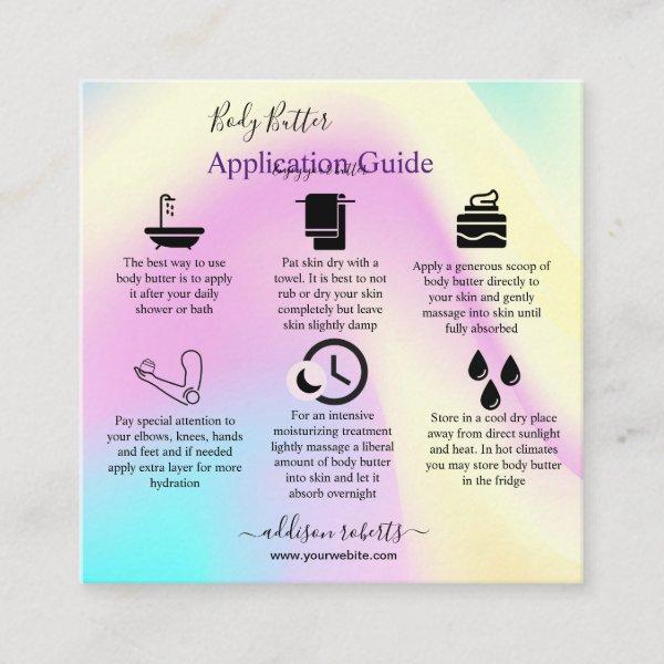 Body Butter Application Guide Modern Glam  Square