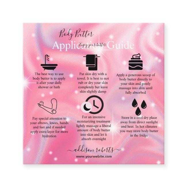 Body Butter Application Guide Modern Glam  Square  Square