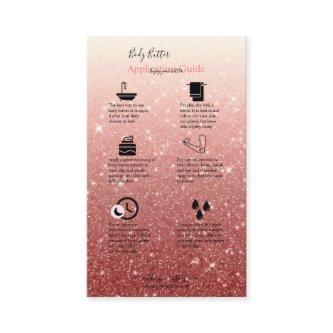 Body Butter Application Guide Modern Pink Glitter