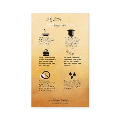 Body Butter Application Guide Modern Professional