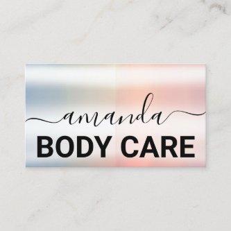Body Care Makeup Logo Minimalism Ombre