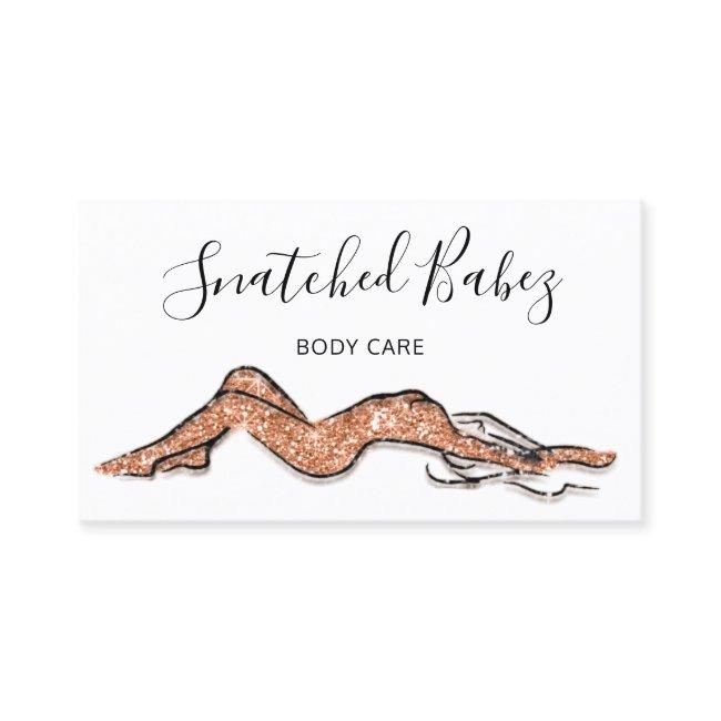 Body Care Sculpting QRCODE Rose Glitter Copper