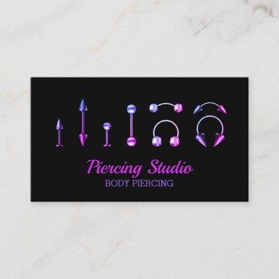 Body Piercing Studio purple pink jewelry salon