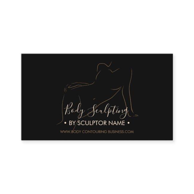 Body sculpting contouring spa girl