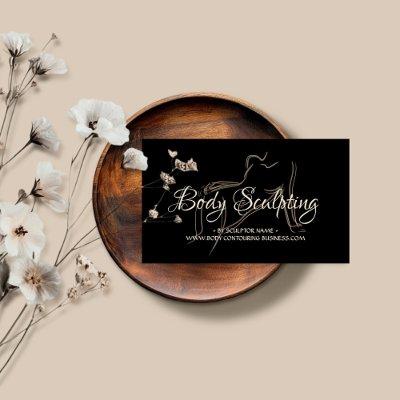 Body sculpting contouring spa woman sketch