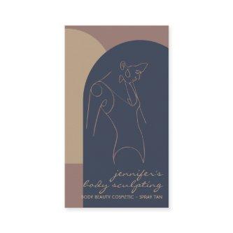 Body Sculpting Contouring Spray Tan Salon Woman