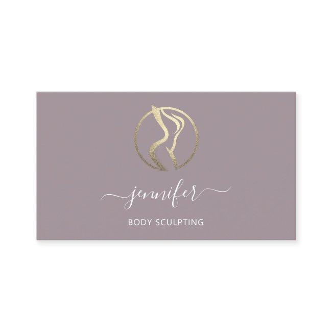 Body Shaping Sculpting Massage Gold Logo QR Blush