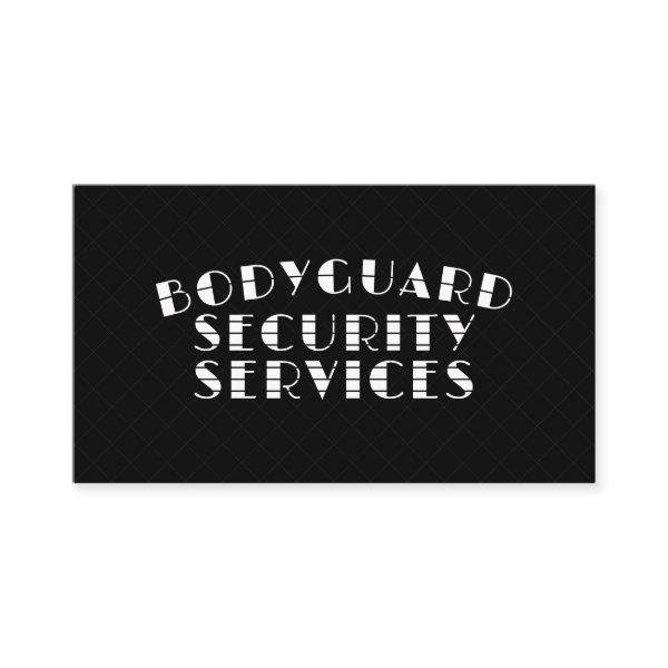 Bodyguard Executive Security Services Protection