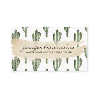 Bohemian Green Flower Cute Cactus