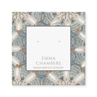 Boho Abstract Shapes Earring Display Card