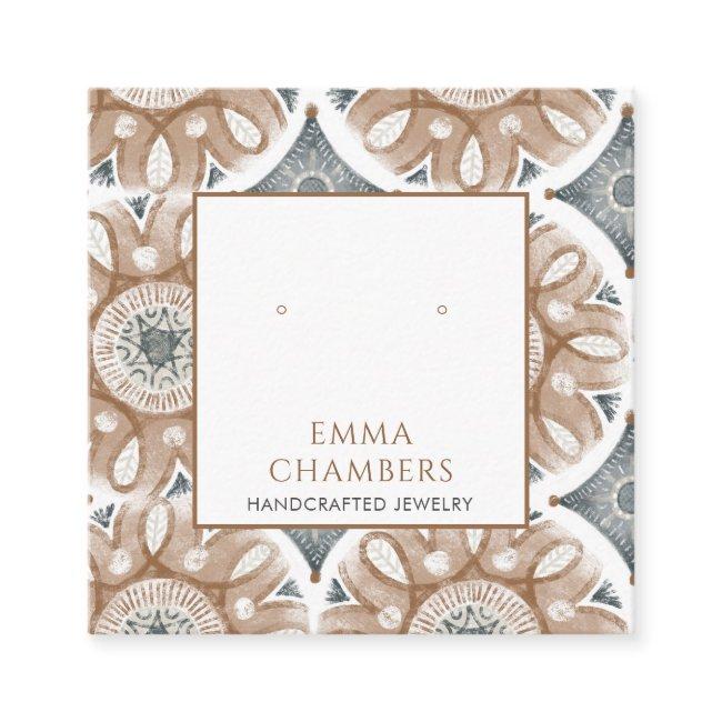 Boho Abstract Shapes Earring Display Card