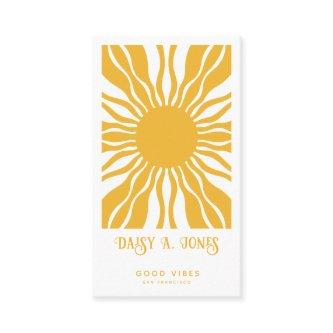 Boho Abstract Sun Rays | Retro