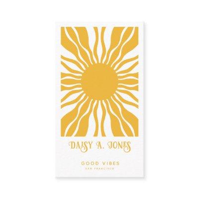 Boho Abstract Sun Rays | Retro