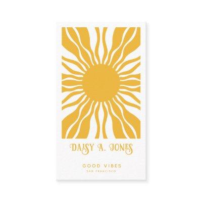 Boho Abstract Sun Rays | Retro