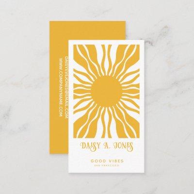 Boho Abstract Sun Rays | Retro