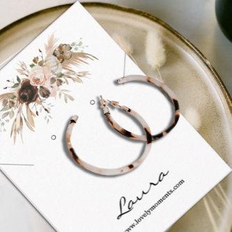 Boho Autumn Pumpkin Stud Earring