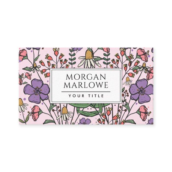 Boho Botanical Wildflower Botanical Floral