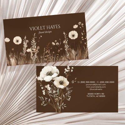Boho Elegant Wildflower Wild Flower Floral Custom