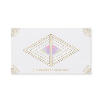 *~*  Boho Gold Triangles Sacred Geometry Alchemy