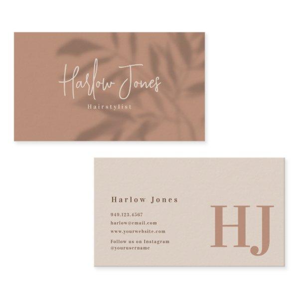 Boho Minimalist Signature Neutral Tone  Business C