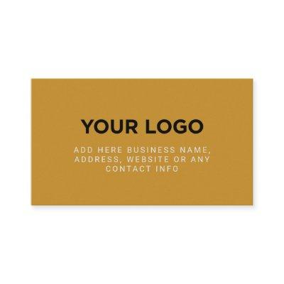 Boho Mustard Yellow | Simple Company Logo