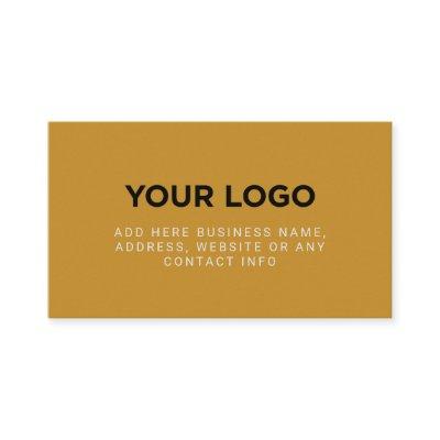 Boho Mustard Yellow | Simple Company Logo