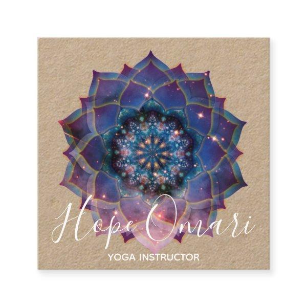 Boho Nebula Mandala, Mystical Square