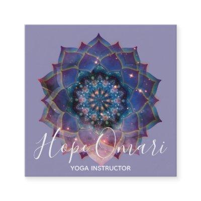 Boho Nebula Mandala, Mystical Square