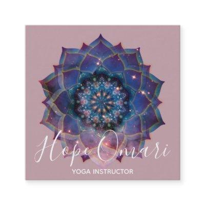 Boho Nebula Mandala, Mystical Square