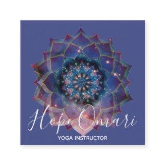 Boho Nebula Mandala, Mystical Square