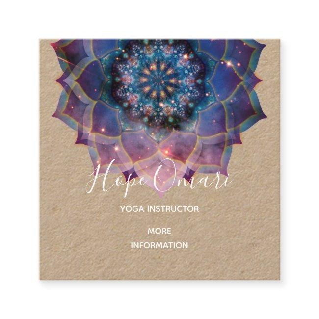 Boho Nebula Mandala, Mystical Square