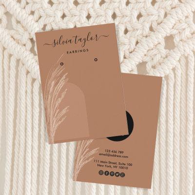 Boho Pampas Grass earth Tones Terracotta Minimal