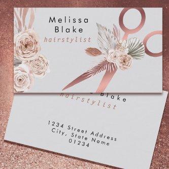 boho pampas grass hairstylist