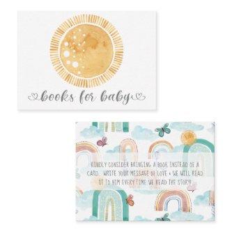 Boho Rainbow Sunshine Sun Modern Books for Baby